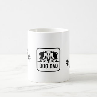 犬のパパマグカップ – かわいい前足プリントギフト コーヒーマグカップ