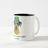 犬のパパマグ&おもしろい犬マグ&犬の恋人ギフト ツートーンマグカップ (正面右)