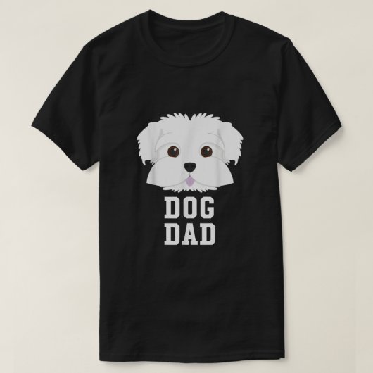 犬のパパマルチーズ – 父の日Tシャツ Tシャツ (デザイン正面)