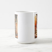 犬のパパライフポスター – ポーチコーヒー&パピカドルズ コーヒーマグカップ (中央)