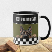犬のパパ動揺してジャーマンシェパード マグカップ