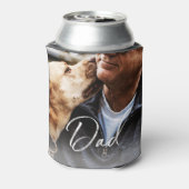 犬のパパ父の日の写真 缶クーラー (缶裏面)