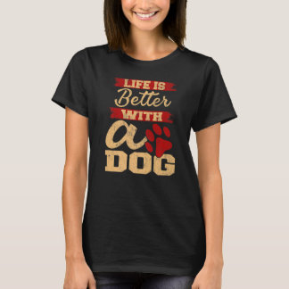 犬のパパ犬と Tシャツ