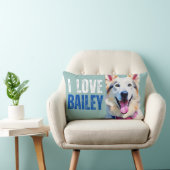 犬のパパ犬の母のギフト私はあなたを愛するペット装飾用クッション ランバークッション (椅子)