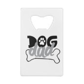 犬のパパ骨引用文犬の里親 クレジットカード栓抜き (裏面)
