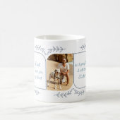 犬のパパ3垂直写真愛語植物学 コーヒーマグカップ (中央)