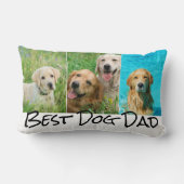 犬のパパ3 Photo Collage ランバークッション (裏面)