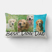 犬のパパ3 Photo Collage ランバークッション (正面)