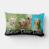 犬のパパ3 Photo Collage ランバークッション (裏面)