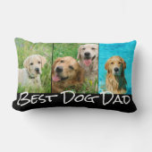 犬のパパ3 Photo Collage ランバークッション (正面)