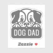 犬のパパ シール (シート)