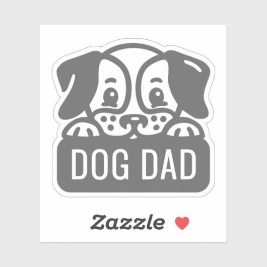 犬のパパ シール (シート)