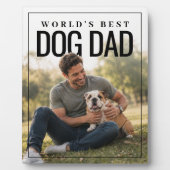 犬のパパ フォトプラーク (正面)