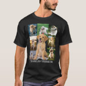 犬のパパ、ペット犬の恋人のためのママの贈り物 Tシャツ (正面)