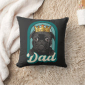 犬のパパ、愛犬、愛犬 クッション (ブランケット)