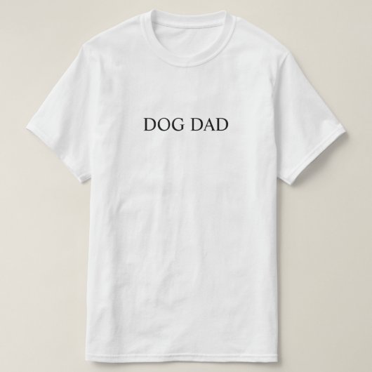 犬のパパ Tシャツ (デザイン正面)