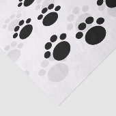 犬のパワプリント跡 薄葉紙 (詳細)