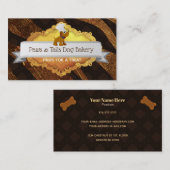 犬のパン屋の名刺 名刺 (正面/裏面)