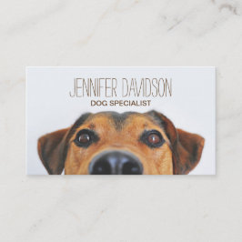 犬のパーソナライズされたトレーナー 名刺