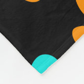 犬のパーソナライズされた前刷りモノグラム犬の恋人 フリースブランケット (角)