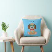 犬のパーソナライズされた枕。 クッション (椅子)