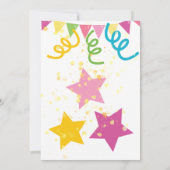 犬のパーティー誕生日の招待 招待状 (裏面)