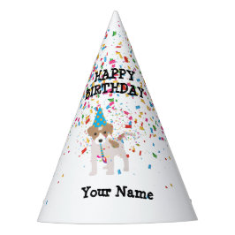 犬のパーティー – 誕生日パーティーで動物 パーティーハット