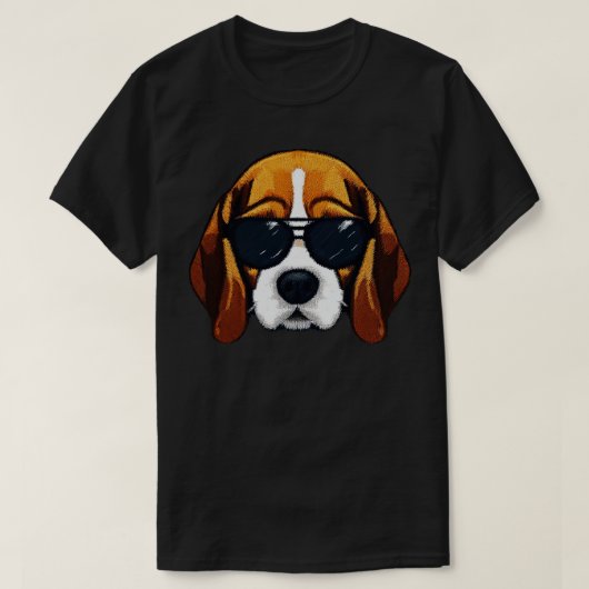 犬のビーグルクールー Tシャツ (デザイン正面)