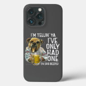 犬のビーズケースメイトiPhoneケース Case-Mate iPhoneケース (裏面)