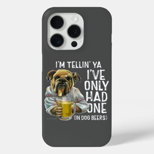 犬のビーズケースメイトiPhoneケース Case-Mate iPhoneケース (裏面)
