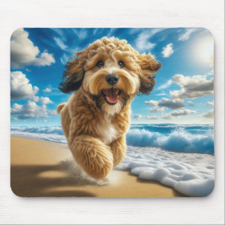 犬のビーチ マウスパッド