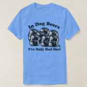 犬のビール Tシャツ (デザイン正面)