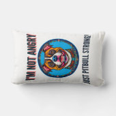 犬のピットブル ランバークッション (裏面)