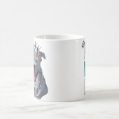 犬のピットブル"Being A Pit Ain't簡単"クラシックMug コーヒーマグカップ (中央)