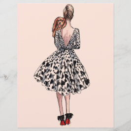 犬のファッションイラストレーション