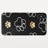 犬のプリントの電話箱 Case-Mate iPhoneケース (裏面(横))