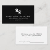 犬のプリントアポイントメント 予約カード (正面/裏面)