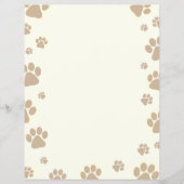 犬のプリント チラシ (正面)