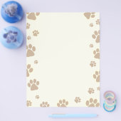 犬のプリント チラシ (シングル)