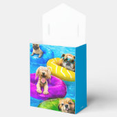 犬のプールパーティー フェイバーボックス (オープン)