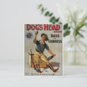 犬のヘッドブランド ポストカード (スタンド正面)