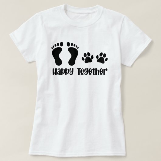 犬のベストフレンドTシャツ Tシャツ (デザイン正面)