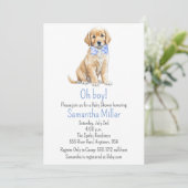 犬のベビーシャワー招待状 招待状 (スタンド正面)