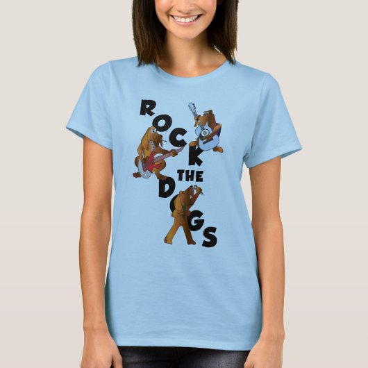 犬のベビードールのティーを揺すって下さい Tシャツ (正面)