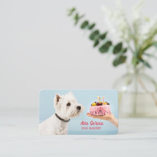 犬のベーカリー 名刺 (スタンド正面)