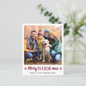 犬のペットの写真から予算シンプルクリスマス (スタンド正面)