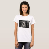 犬のペットの写真カスタムに注意 Tシャツ (正面フル)