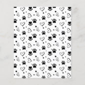 犬のペットの写真カードから予算ハッピーホリデー (裏面)