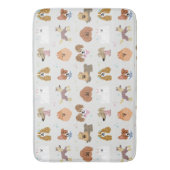 犬のペットの子供 バスマット (正面縦)