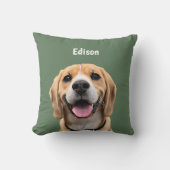 犬のペットフォトカスタムーおばあちゃんのカラーギフト クッション (正面)